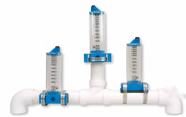 Rola-Chem Flowmeter, 4" PVC, Horizontal Top-Mount | 570381T