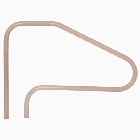 Saftron 48" Return-to-Deck 4 Bend Handrail - Taupe