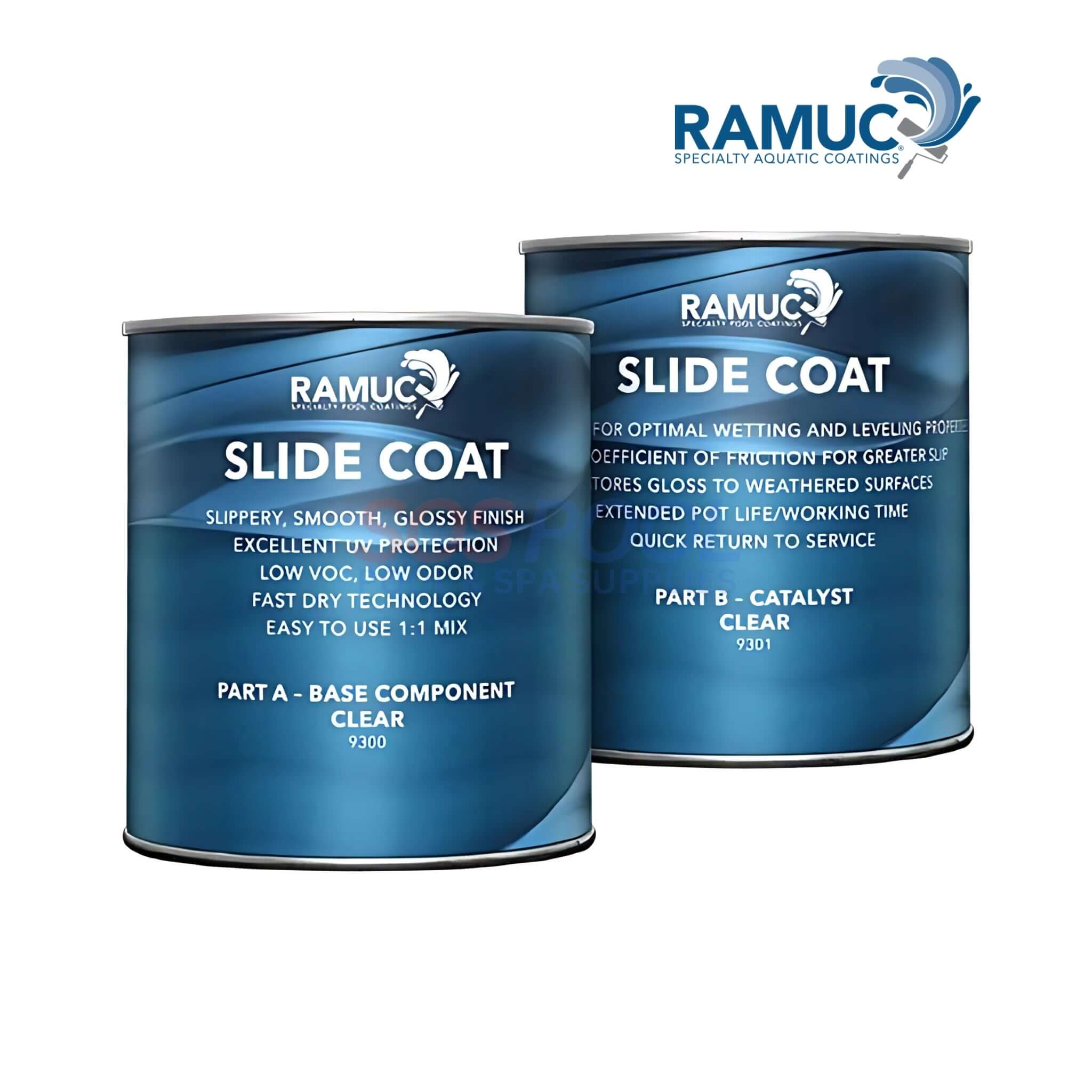 Ramuc Pool Slide Coat | Part A+B | 2Qt | 93009301