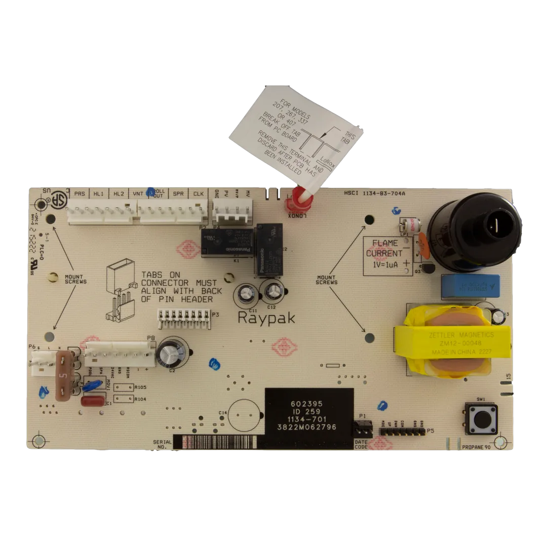 Raypak 100-10000345 Control Board
