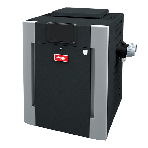 (Discontinued) Raypak 199,500 BTU Millivolt Natural Gas Pool and Spa Heater w/ Riser