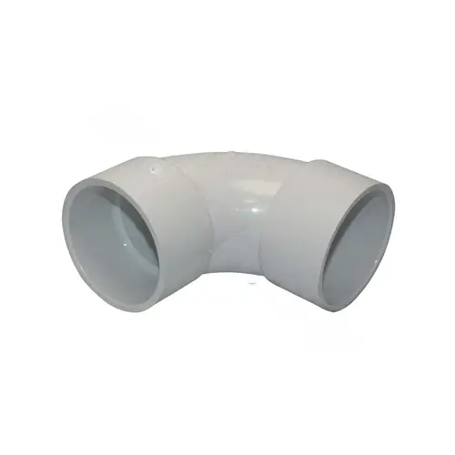 Elbow, 3" Sweep - Short White PVC Schedule 40 90 Degree Standard | 406-030SW