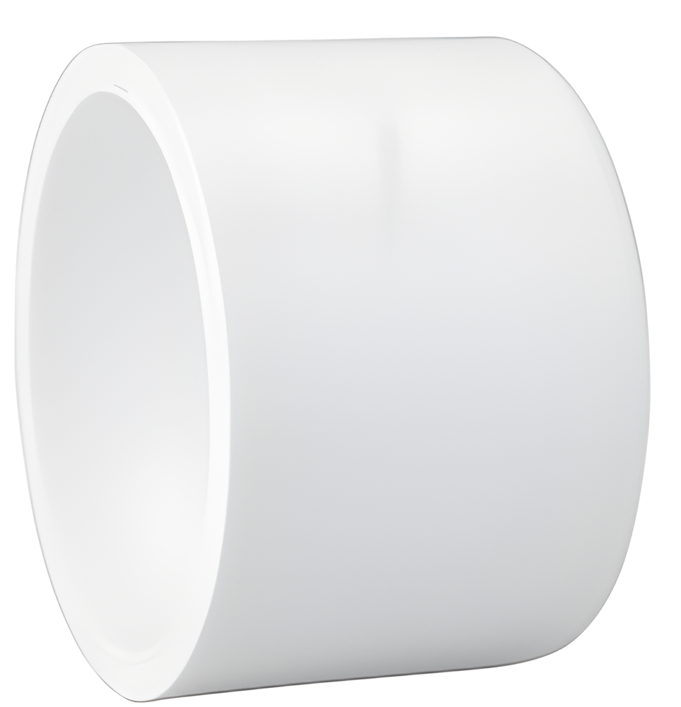 Cap, 6" Slip White PVC Schedule 40 | 447-060
