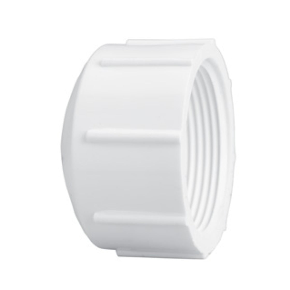 Cap, 3" FPT White PVC Schedule 40 | 448-030