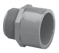Adapter, 2" MPT x Slip Gray PVC Schedule 80 | 836-020