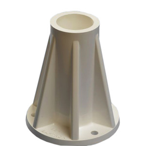 Saftron 6" Gray Surface Mounting Anchor Flange, SB-F-G
