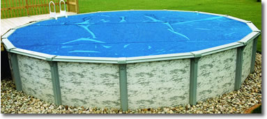 12' Round Above Ground Blue Solar Blanket