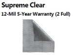 Midwest 24' Round Clear Supreme Solar Cover - 12 Mil