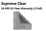 Midwest 16' x 32' Rectangular Clear Supreme Solar Cover, 16 Mil