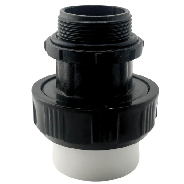 Swimables | SW-30-317 | 1.5″ MIP × 2″ Socket Long‑Neck High Temp Union – Pool & Spa Plumbing Fitting