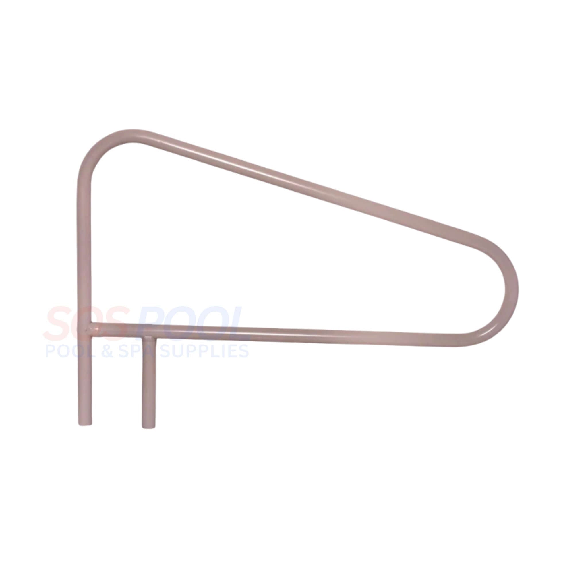 Saftron | Return to Deck Cross Braced Hand/Grab Rail | 3 Bend | 52" x 32" | Taupe | CBRTD-352-T