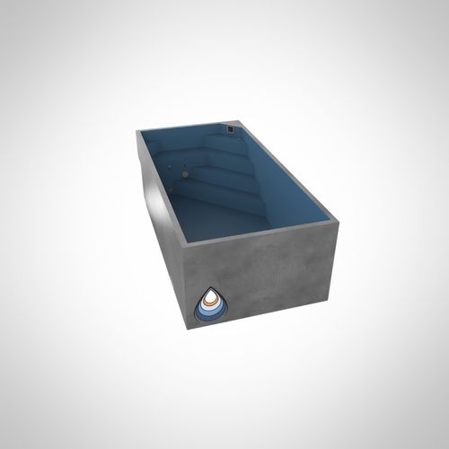 Caspian Interior Finish for Vessel Pools – Rich Deep Blue Finish, Luxurious Dark Water