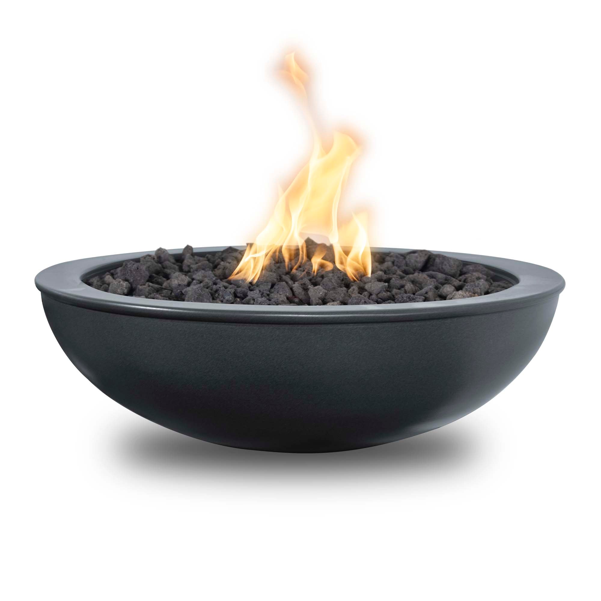 The Outdoor Plus | 48″ Sedona Fire Pit Metal Powder Coat | Multiple Colors | Liquid Gas or Propane | 4 week lead time