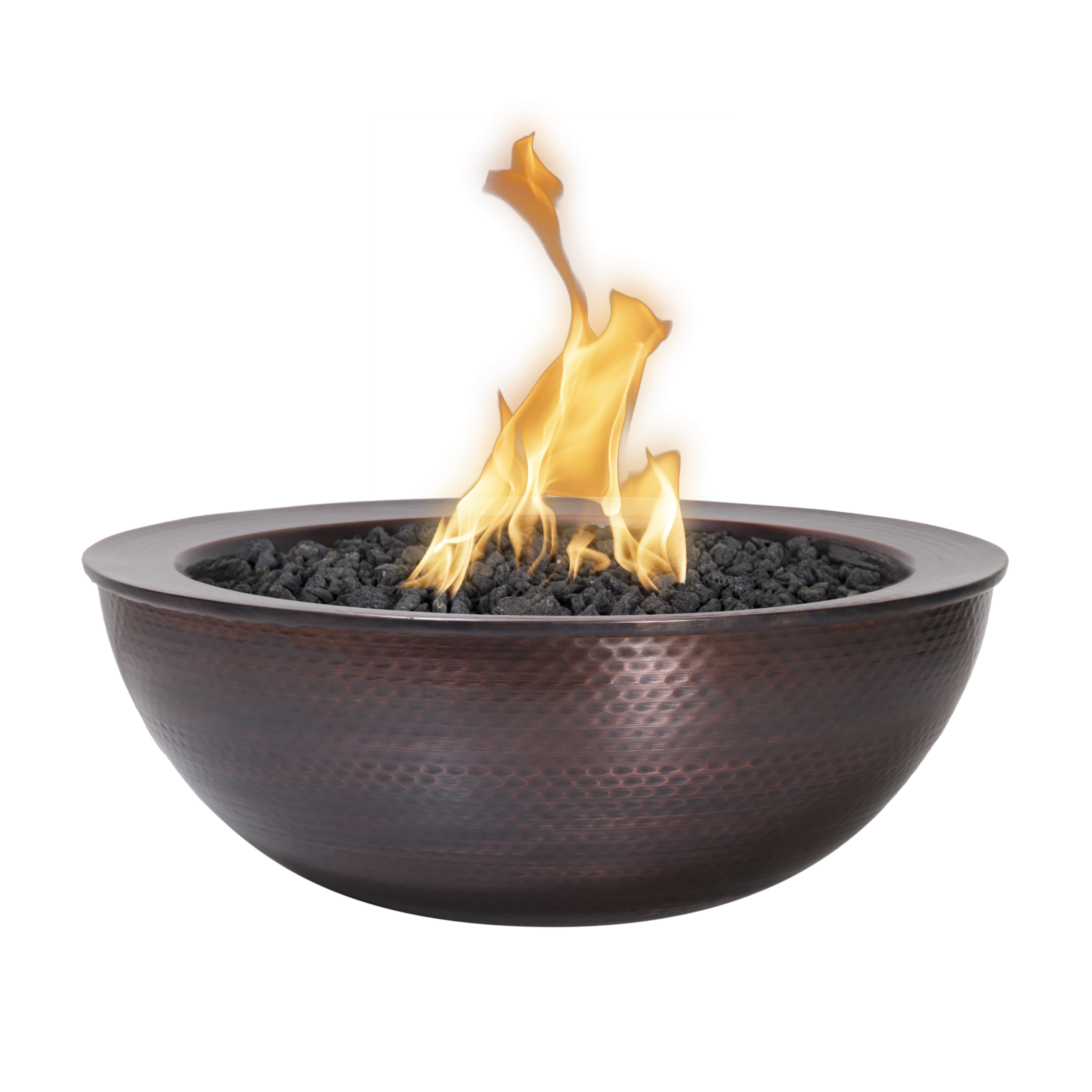 The Outdoor Plus | Sedona Fire Bowl – Hammered Patina Copper | Liquid Propane or Natural Gas | 4 week lead time