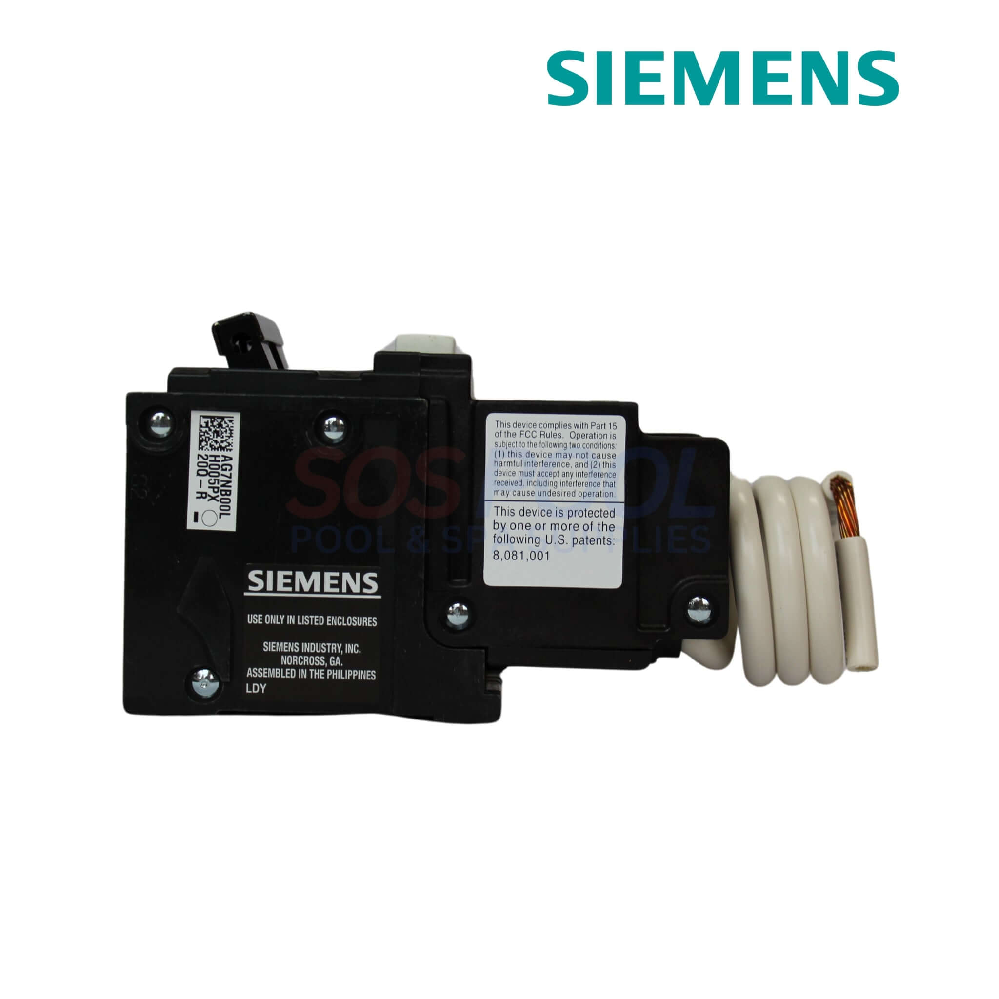 Siemens 2 Pole 20 Amp GFCI Circuit Breaker | QF220A | Q220GF