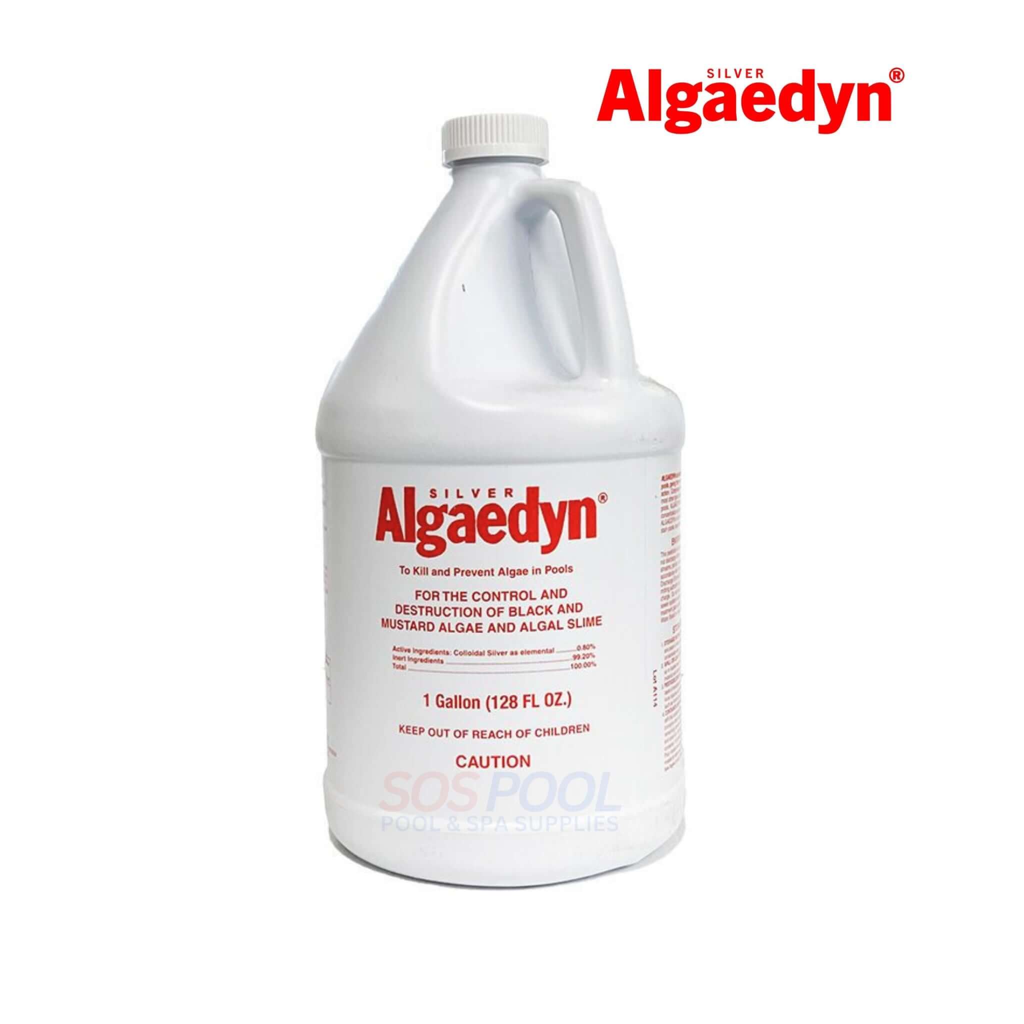 Silver Algaedyn Algae Remover Algaecide | Green and Mustard Algae Remover | Black Algae Remover | 1 Gal | 47-612G