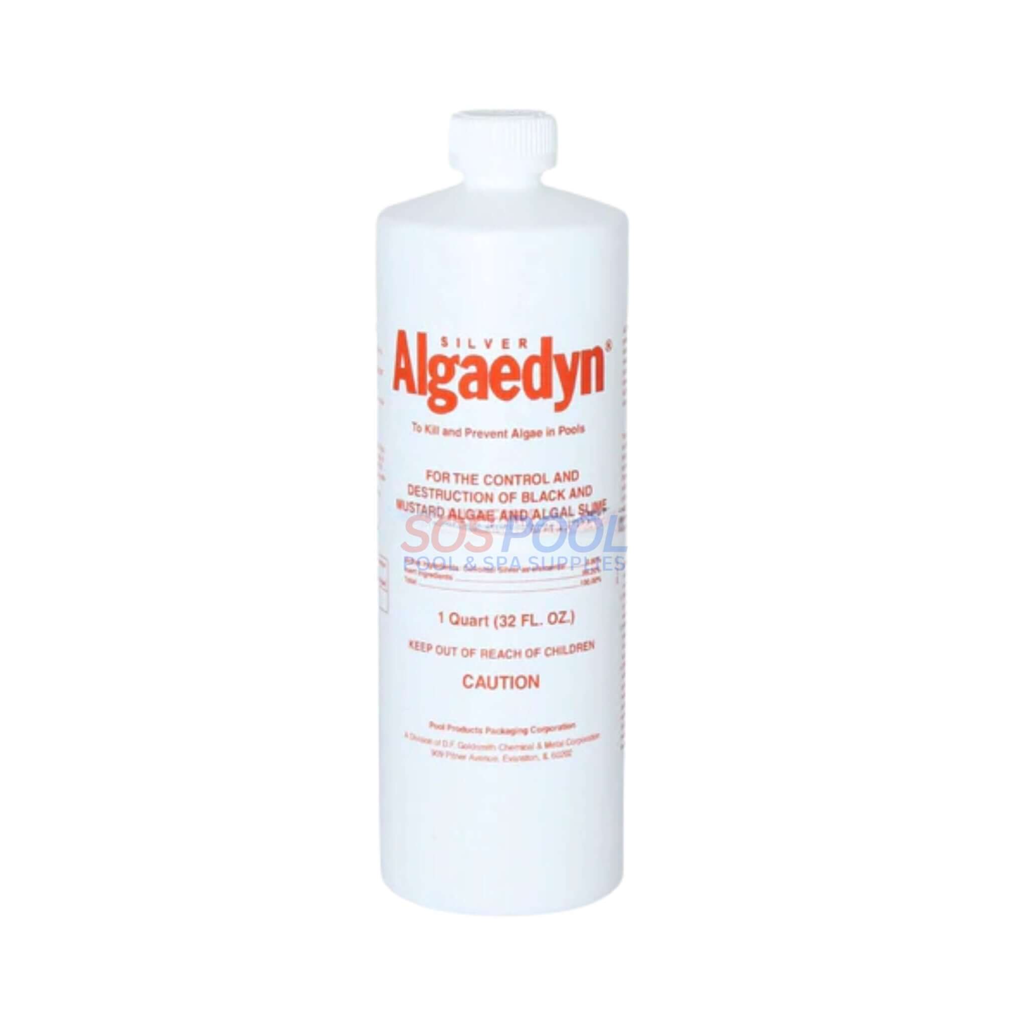 Silver Algaedyn Algae Remover Algaecide | Green and Mustard Algae Remover | Black Algae Remover | 32 oz. | 47-600