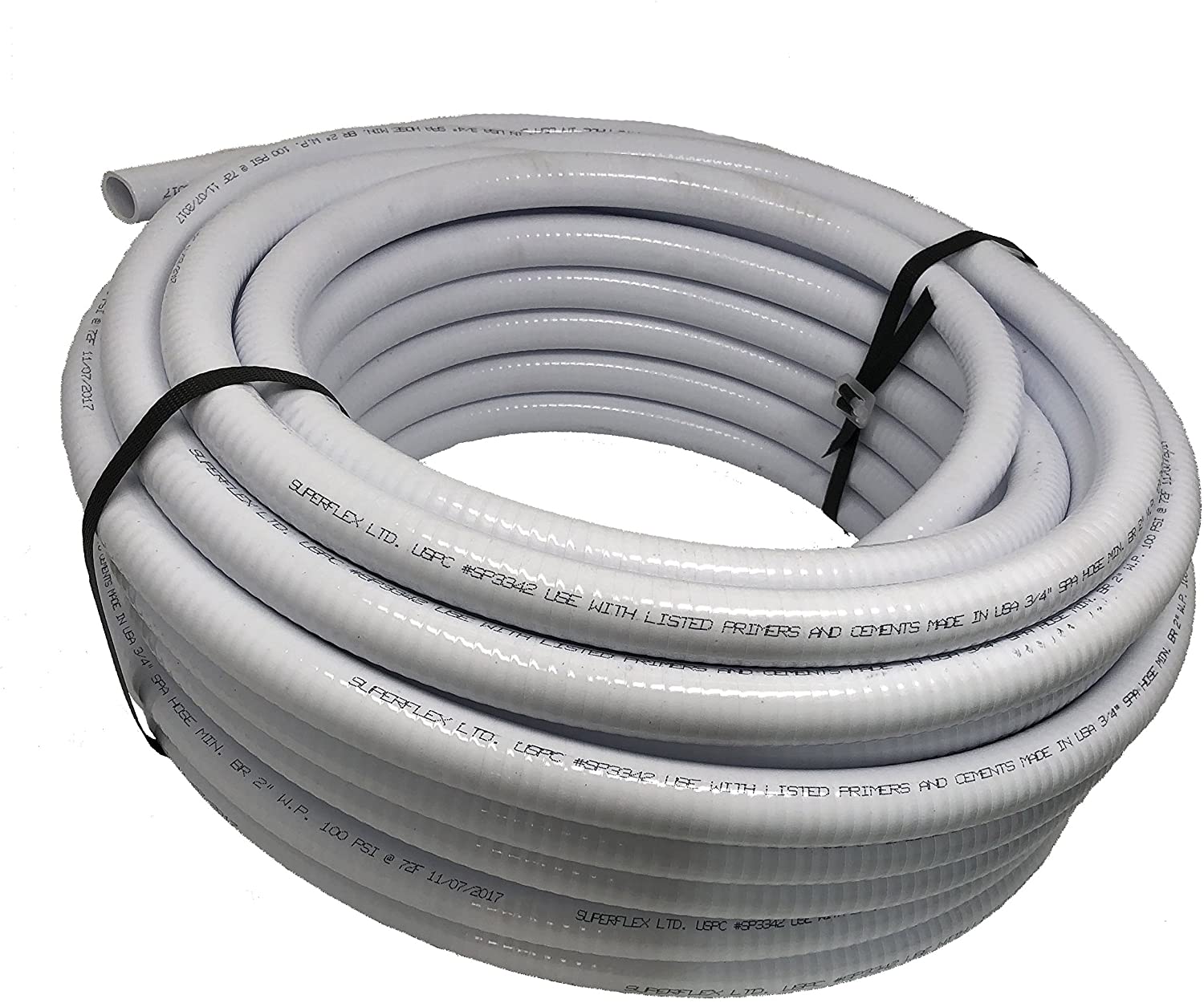 SuperFlex PVC Hose 1.5" x 100' Coil