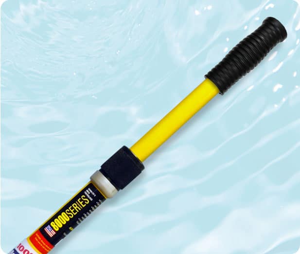 Commercial Fiberglass 8 to 16 Feet (ft) Telescopic Pole with E-Z Lock Outside Locking Device