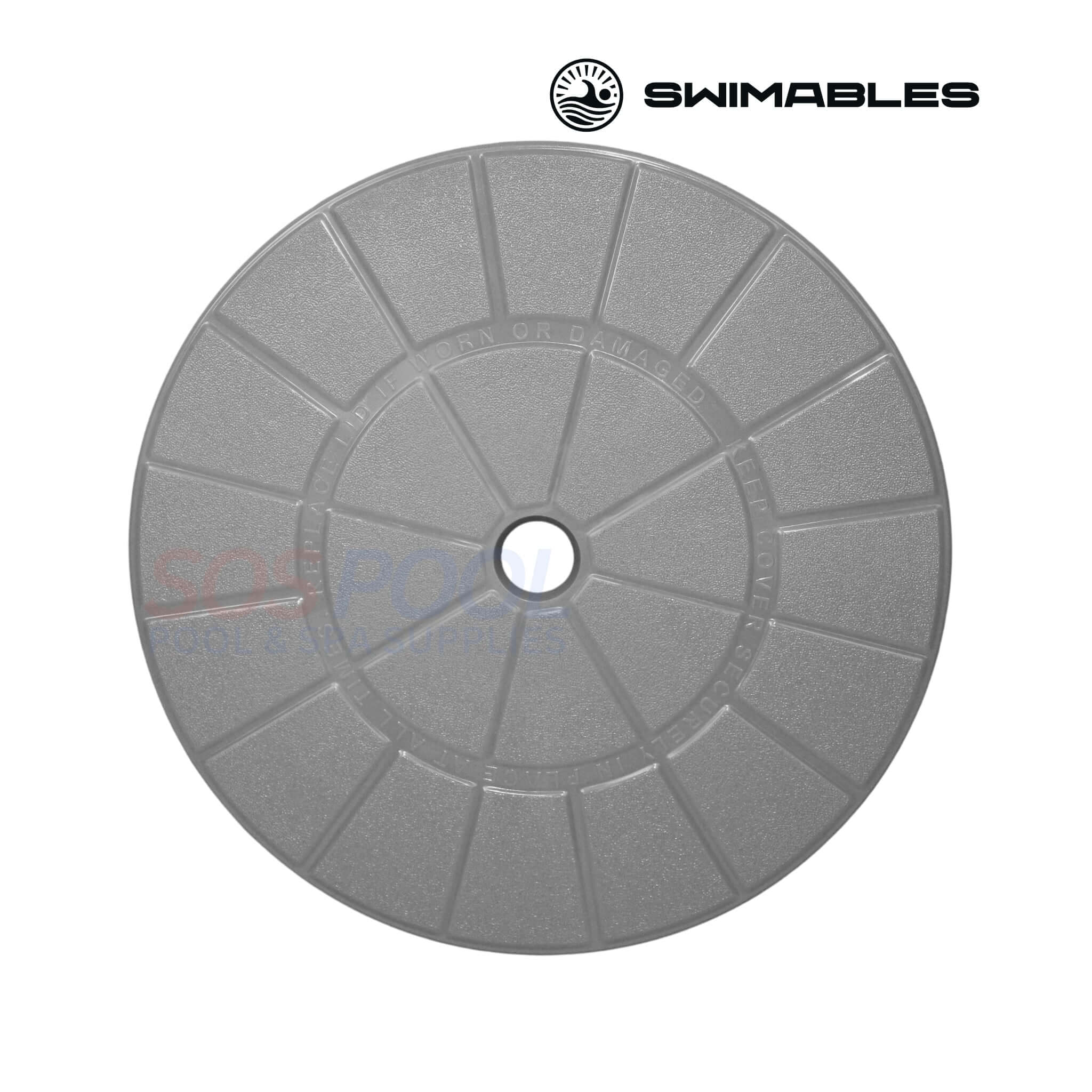 Swimables American Products Skimmer Lid | 9.125" | Gray | SW-93-114