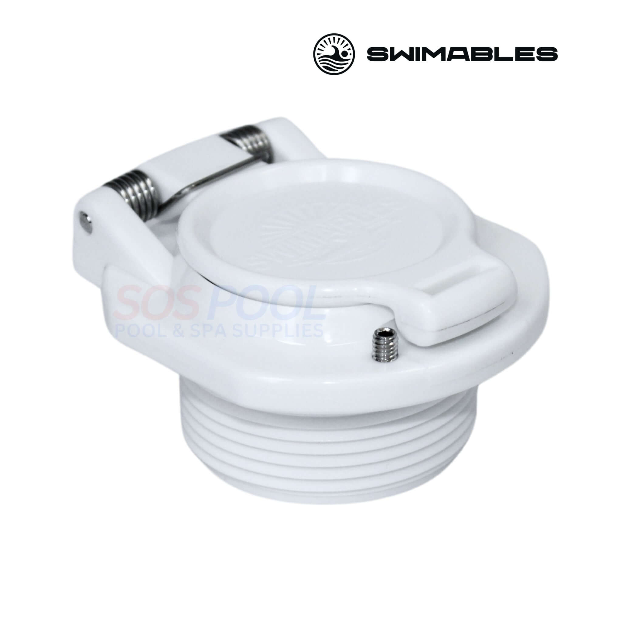 Swimables Vac Lock | 1.5" MPT | White | W400BWHP | SW-30-400