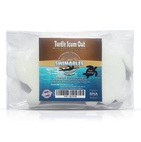 Swimables | SW-10-300 | Scum Turtle – 2 Pack Oil-Absorbing Pool Scum Removers