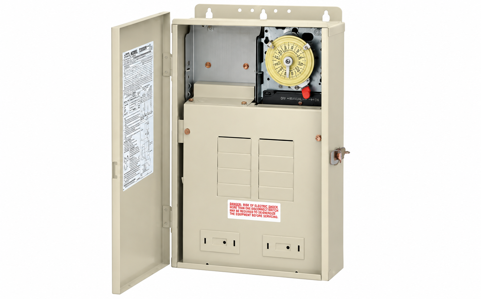 Intermatic | T30004R | 100A Load Center with T104M Timer