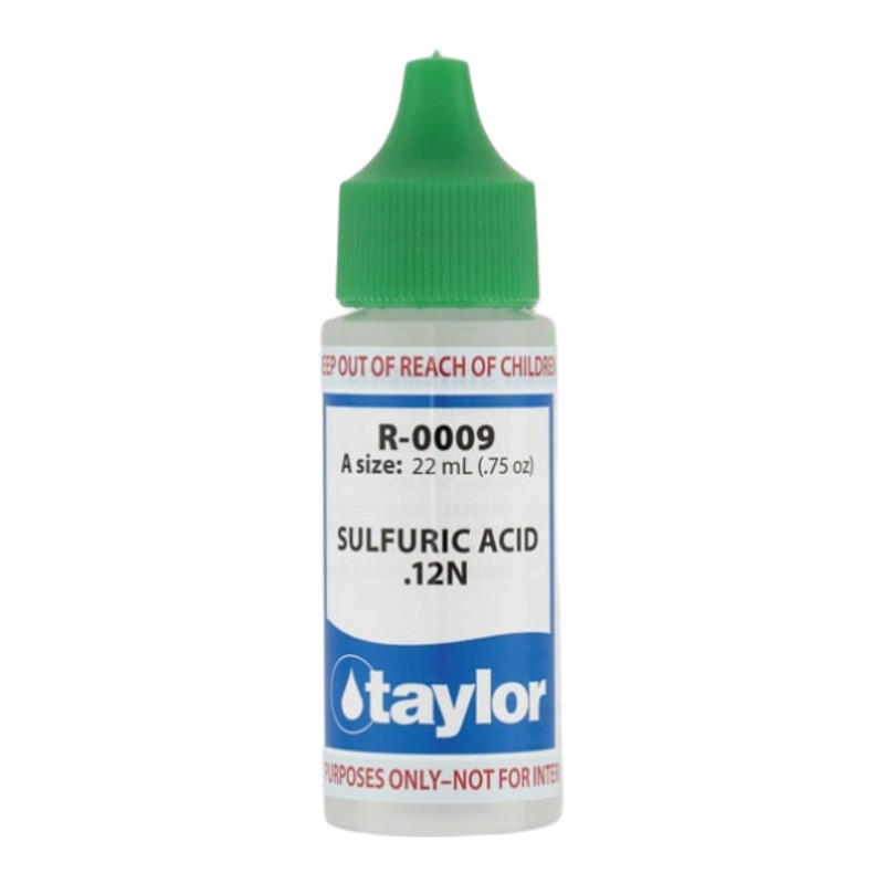 Taylor Sulfuric Acid .12N Reagent for Acid Demand, 3/4 oz | R-0009-A-24