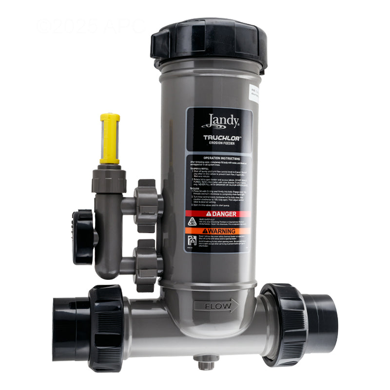 Jandy TCLVSCG TruChlor™ Erosion Feeder Chlorine Bromine Feeder In-line Automatic Chlorinator Tab Feeder Variable Speed
