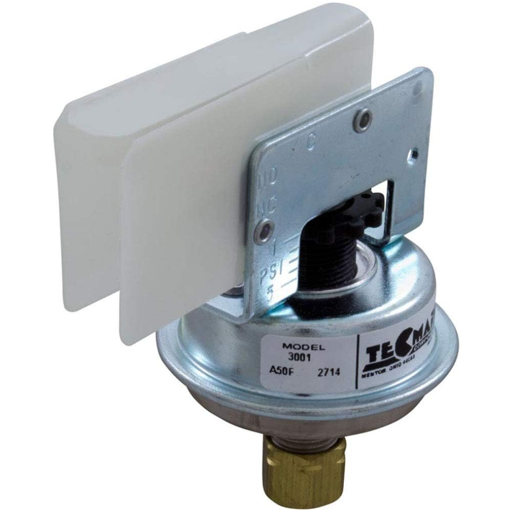 Tecmark Pressure Switch, 1/4" Comp, 25A, SPNO | 3001