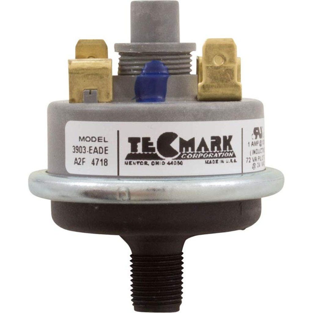 Tecmark Pressure Switch, 1/8" MPT, 2 PSI, 1A, for Balboa | 3903-EADE