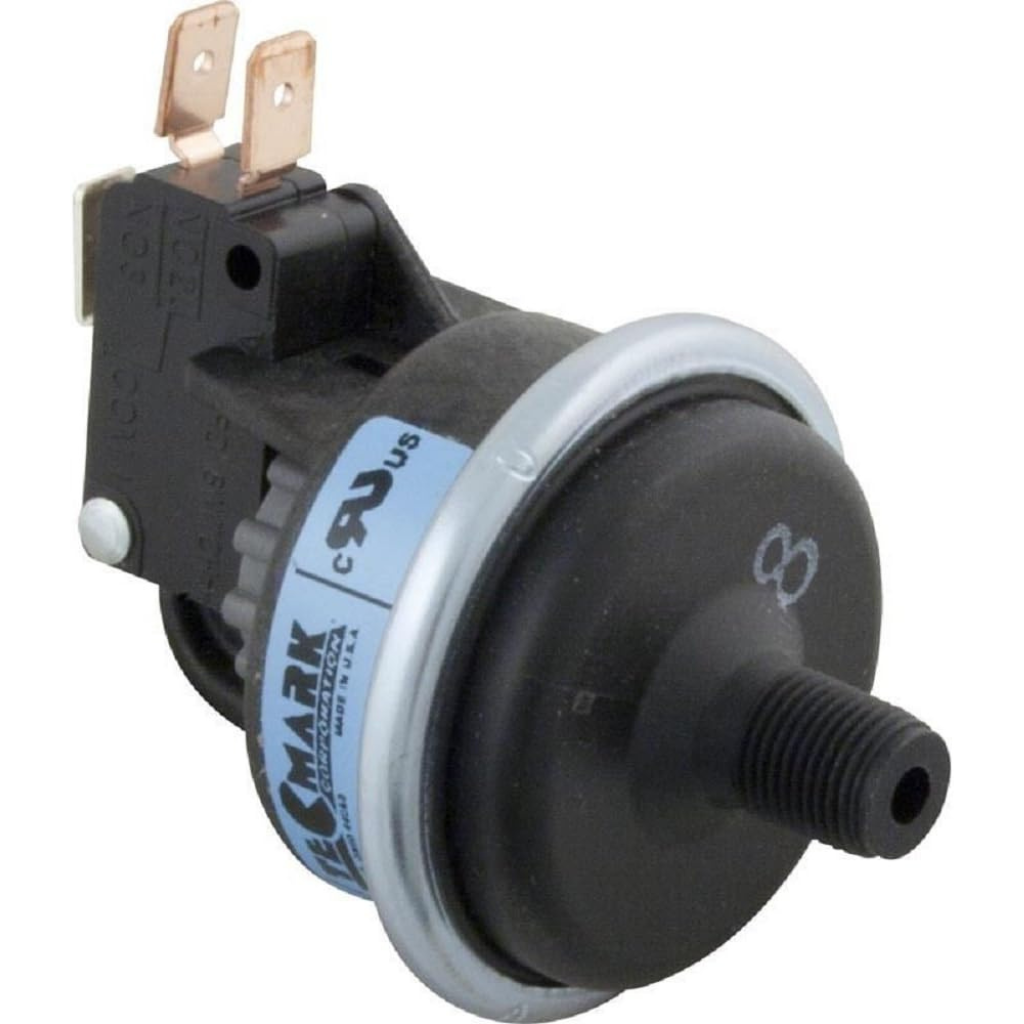 Tecmark Vacuum Switch, 1/8" MPT, 21A, Black | V4003P-DX