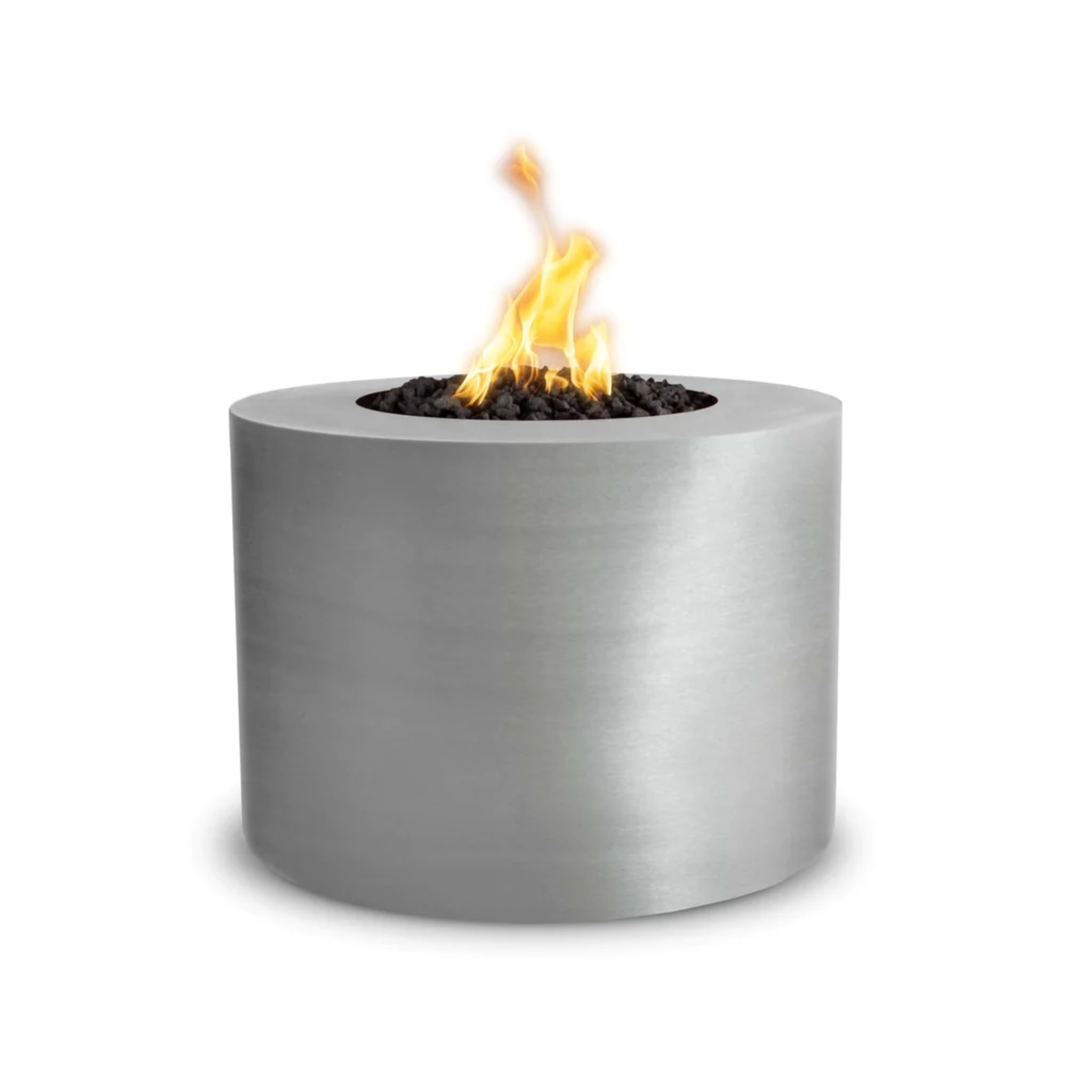 The Outdoor Plus Beverly Fire Pit, 30", Round, Stainless Steel | OPT-30RRSS