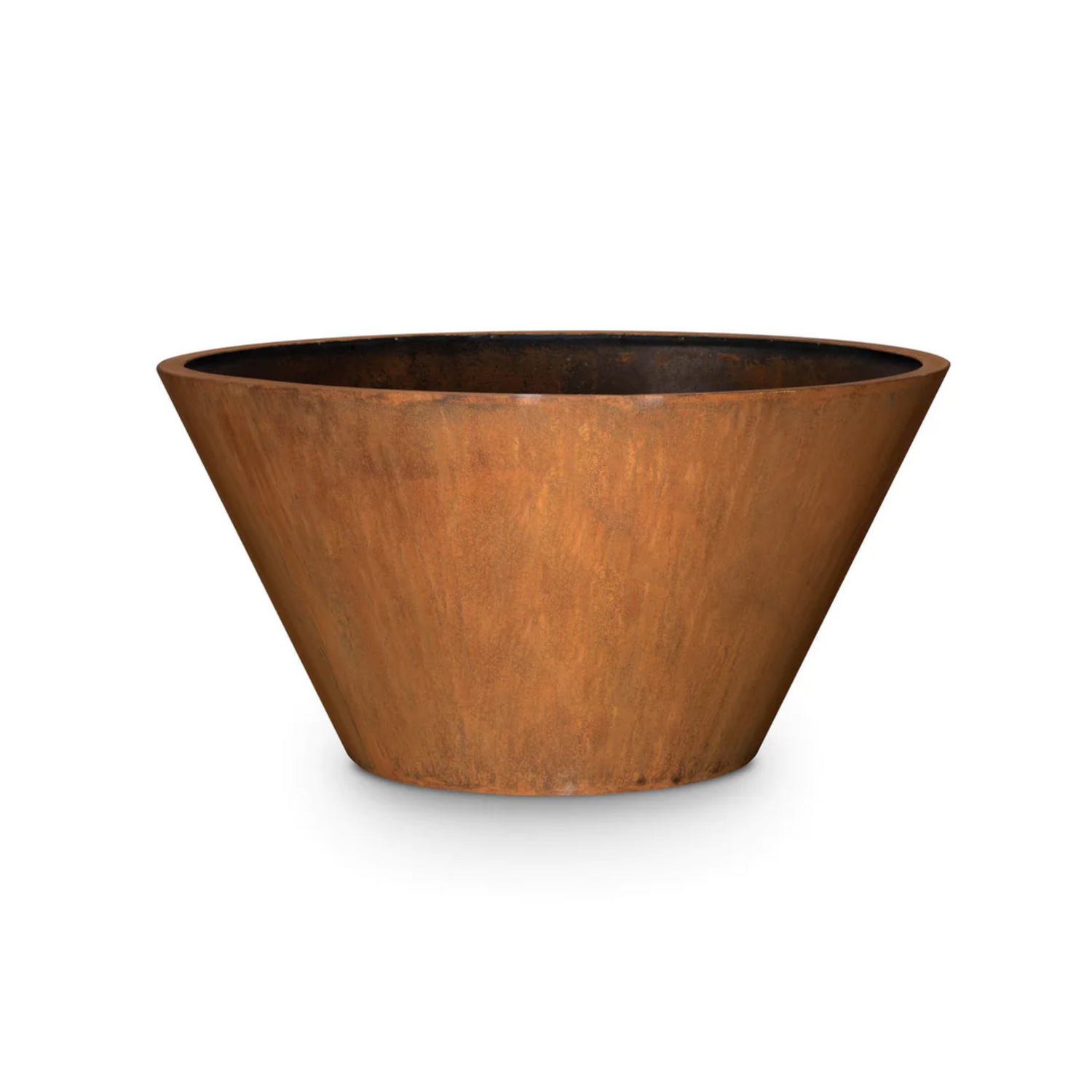 The Outdoor Plus Sierra Planter, 30", 20" Tall, Corten Steel | OPT-PSR3020