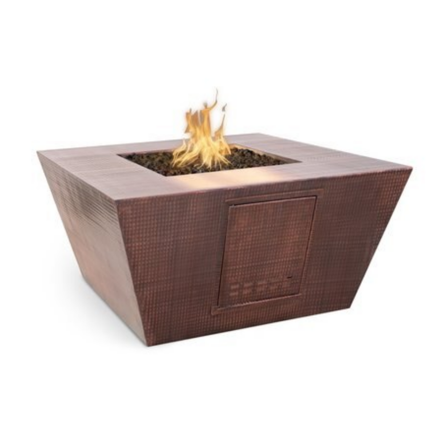 The Outdoor Plus Redan Fire Pit, 36", Square, Copper | OPT-SQ36CPM