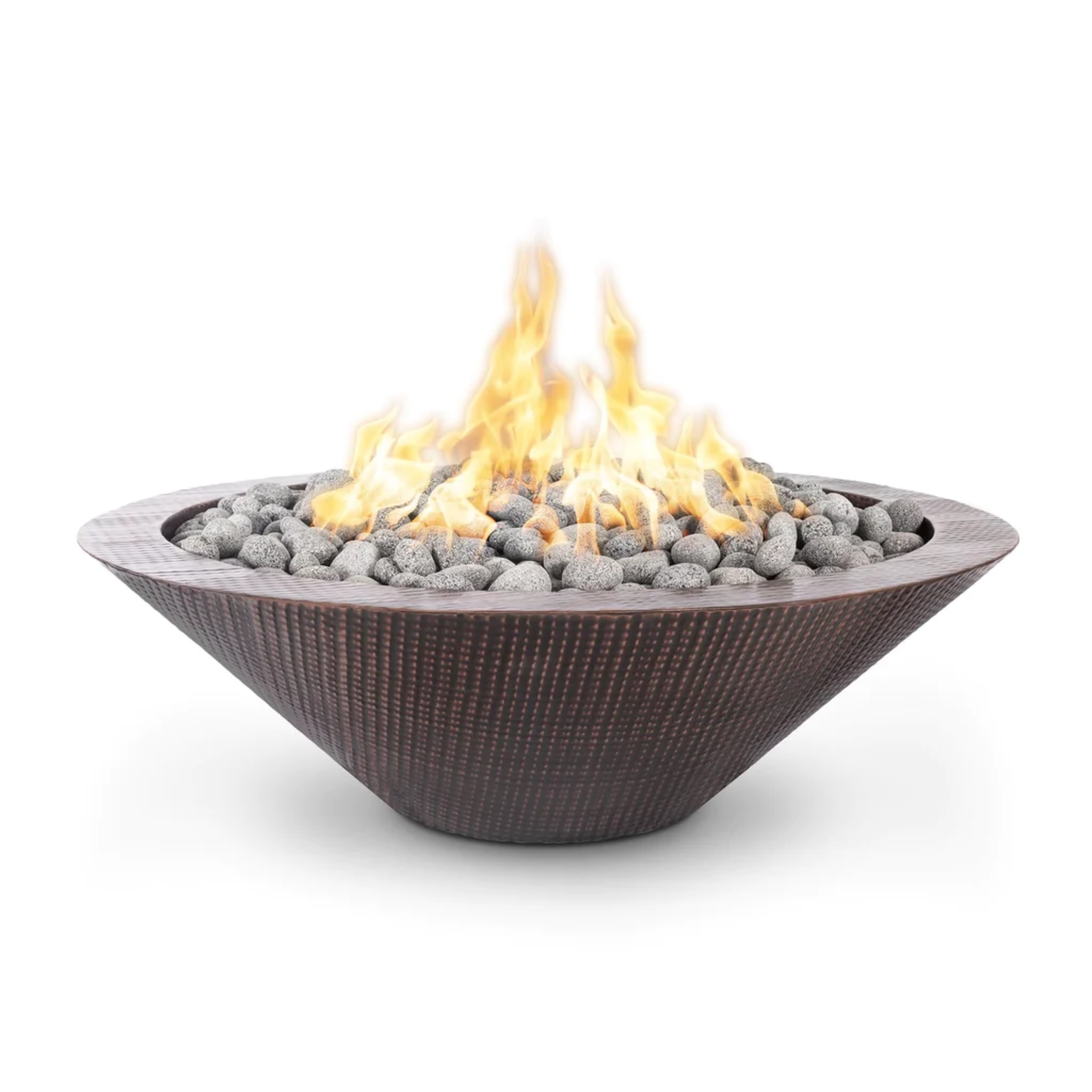 The Outdoor Plus Cazo Fire Pit, 48", Round, Copper, Natural Gas | OPT-RHC48-NG
