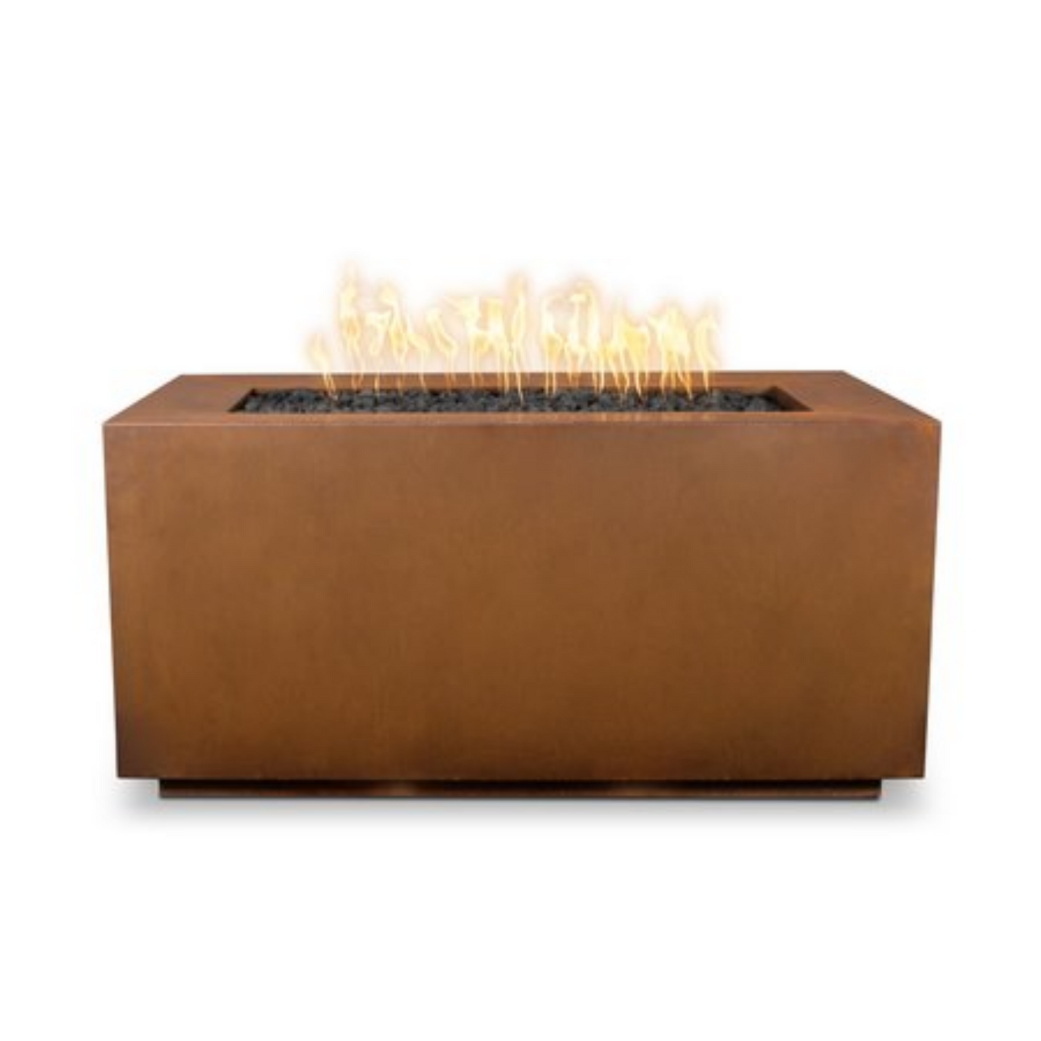 The Outdoor Plus Pismo Fire Pit, 48", Rectangular, Corten Steel | OPT-R4824CS