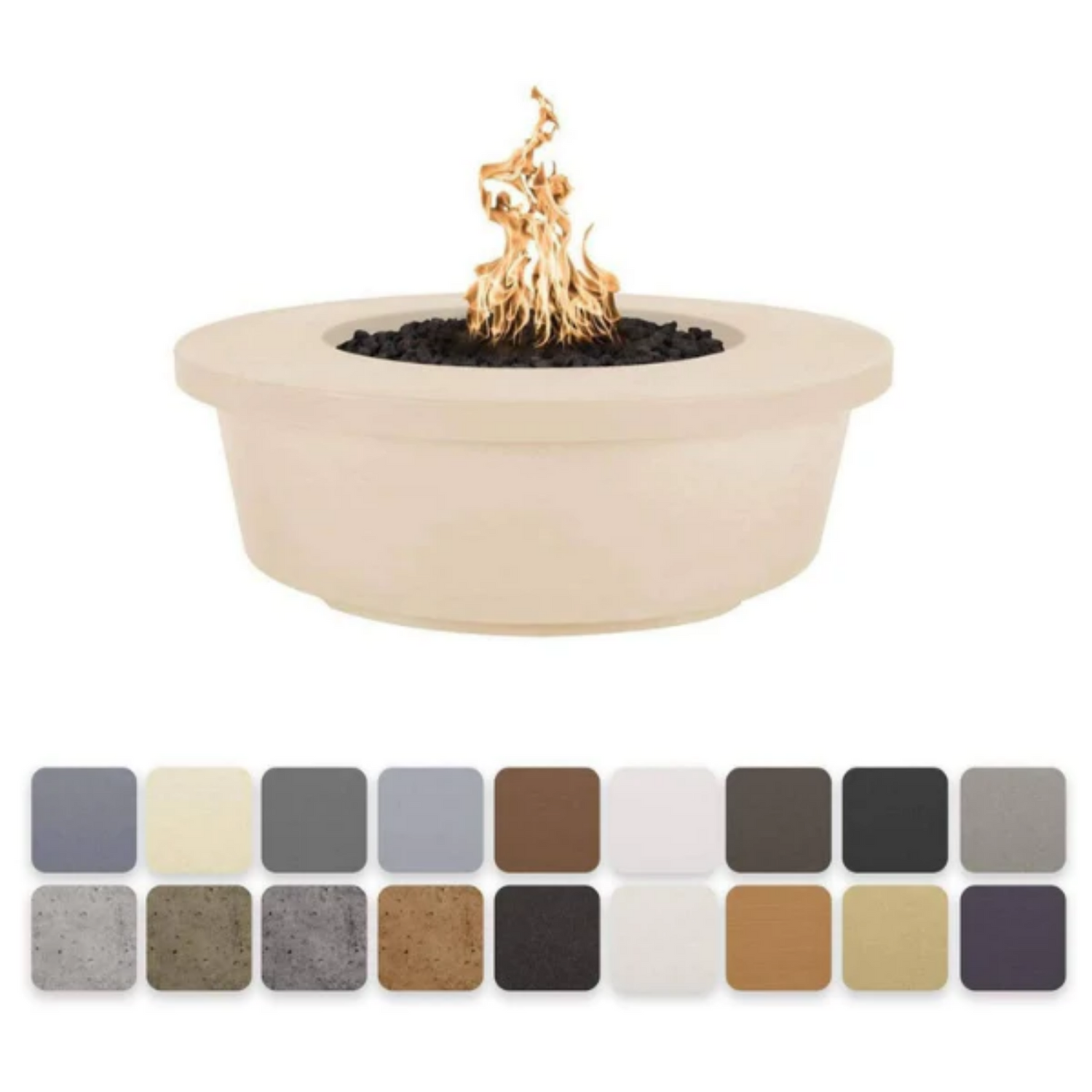 The Outdoor Plus Tempe Fire Pit, 48", Round, Copper | OPT-TEMCPR48