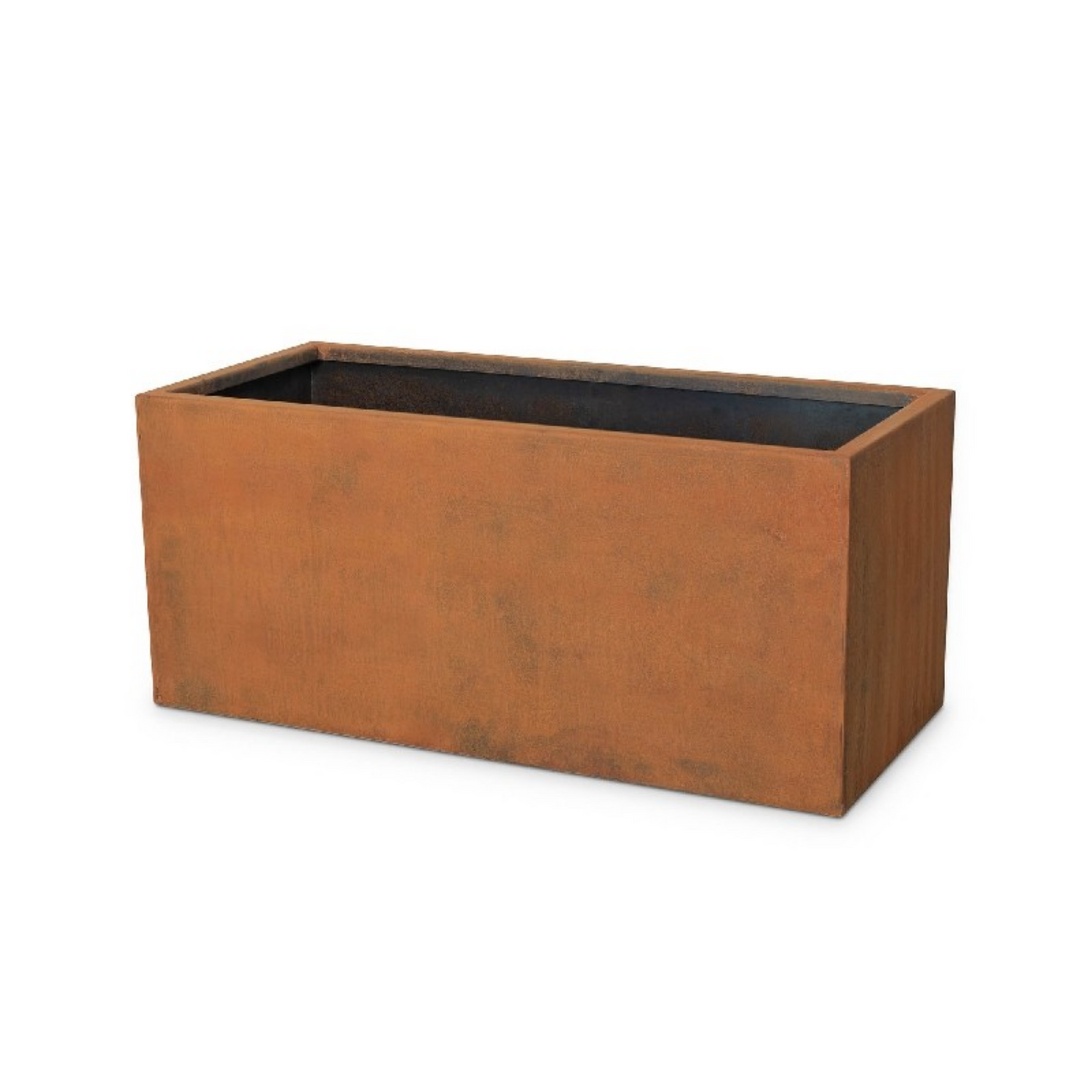 The Outdoor Plus Moderna Planter, 48" x 24", Rectangular, Corten Steel | OPT-PMDR4824