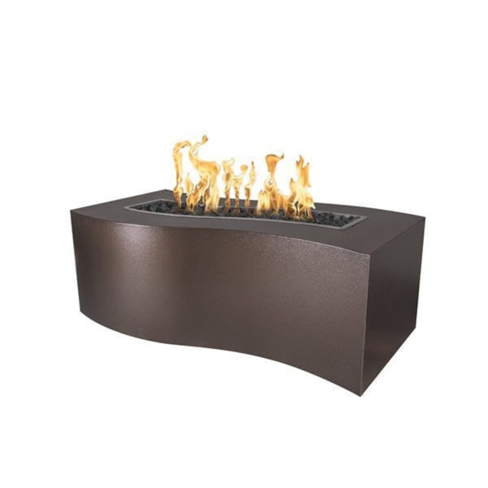 The Outdoor Plus Billow Fire Pit, 60", Rectangular, Copper | OPT-BLWCPR60