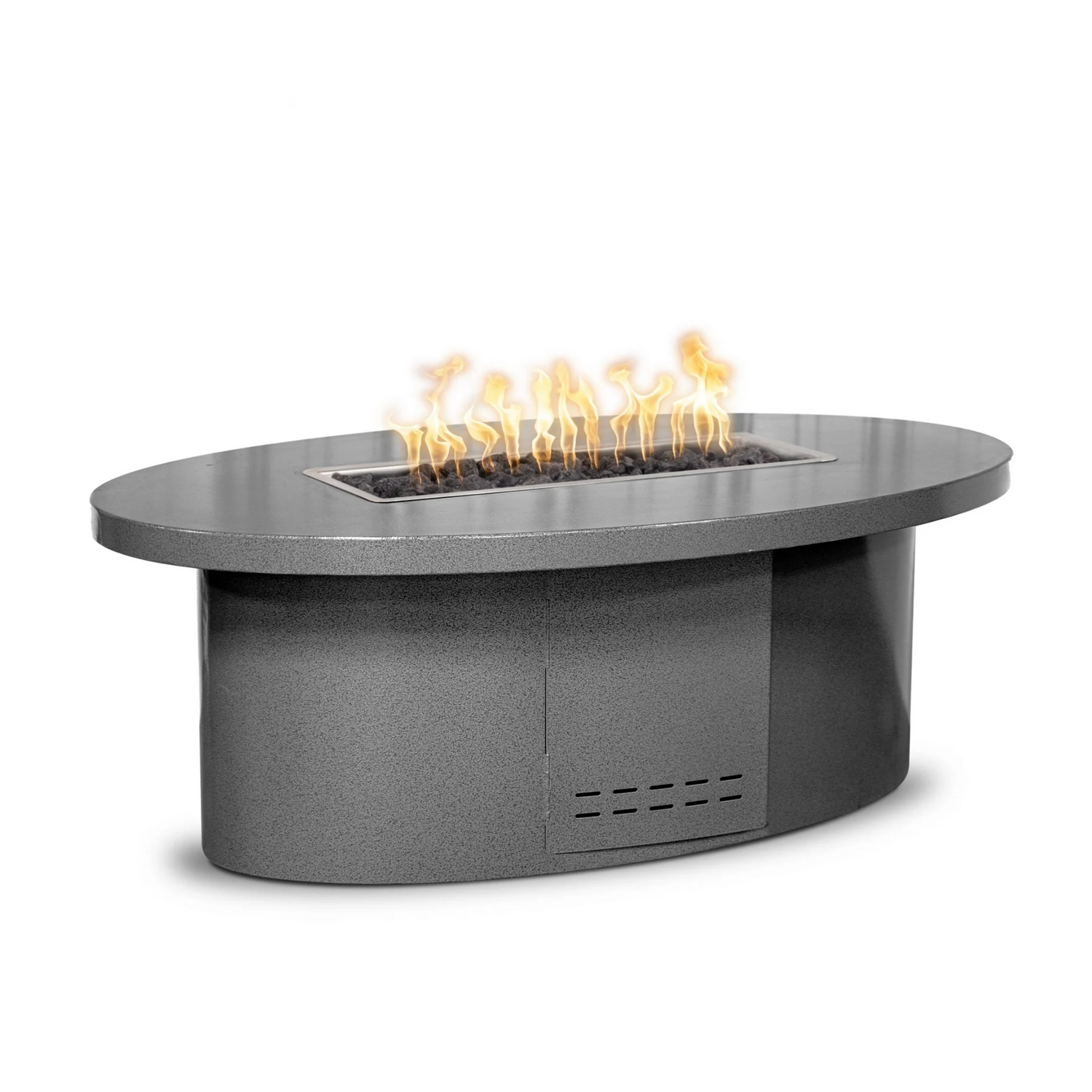 The Outdoor Plus Vallejo Fire Table, 60", Oval, Copper, Natural Gas | OPT-VALCPR60-NG