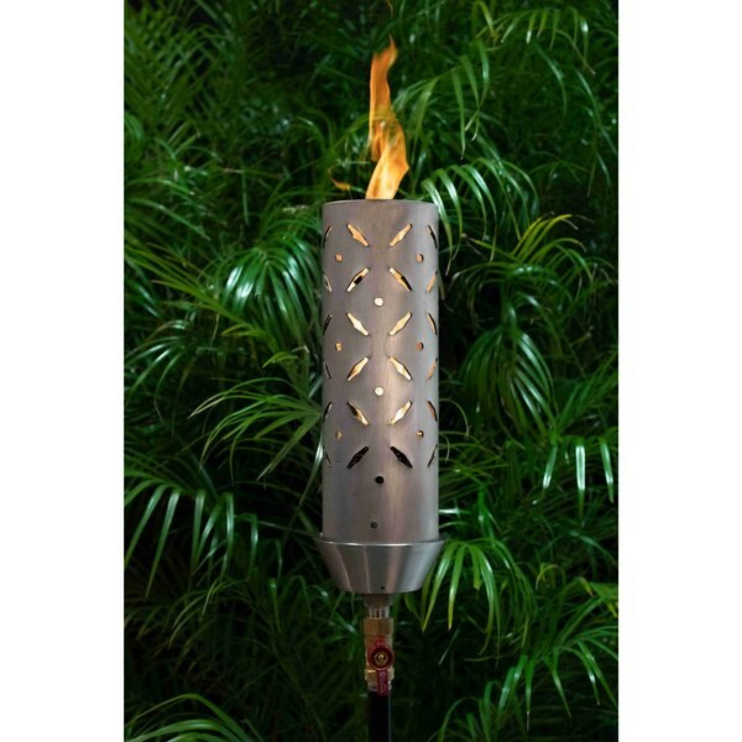 The Outdoor Plus Diamond Original TOP Torch & Post Complete, Stainless Steel, Propane | OPT-TPK18LP