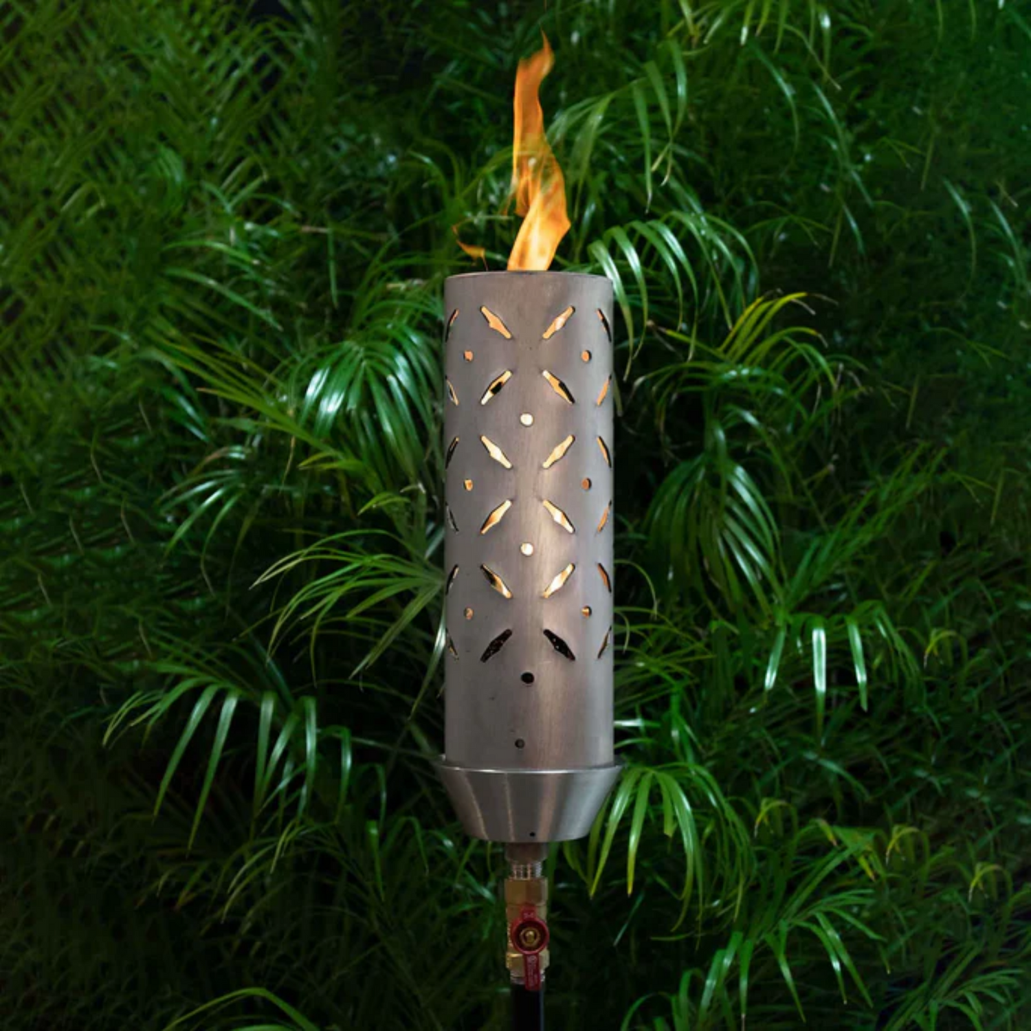 The Outdoor Plus Diamond Original TOP Torch & Post Complete, Stainless Steel, Natural Gas | OPT-TPK18NG