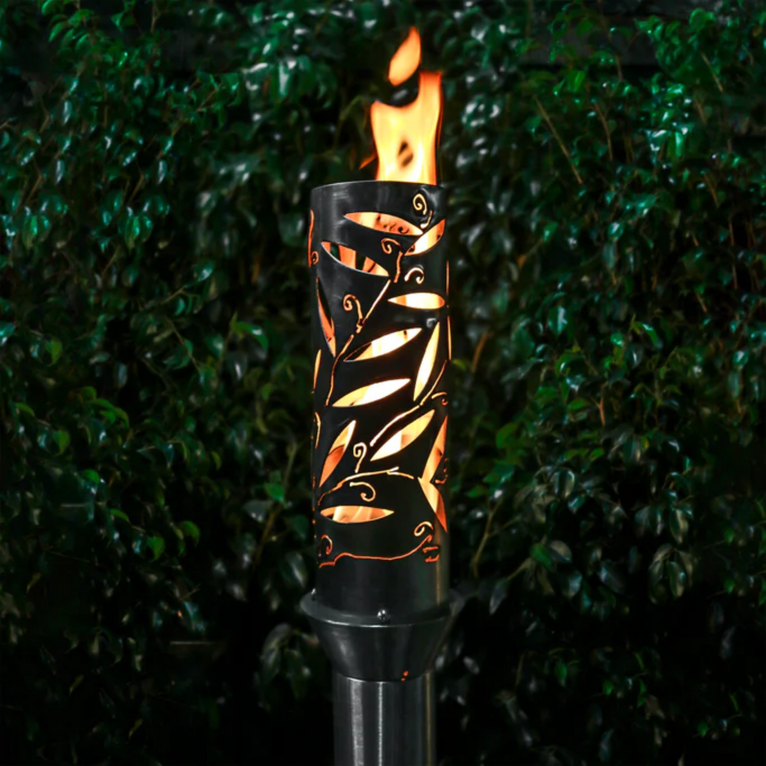 The Outdoor Plus Havana Original TOP Torch & Post Complete, Stainless Steel, Natural Gas | OPT-TPK15NG