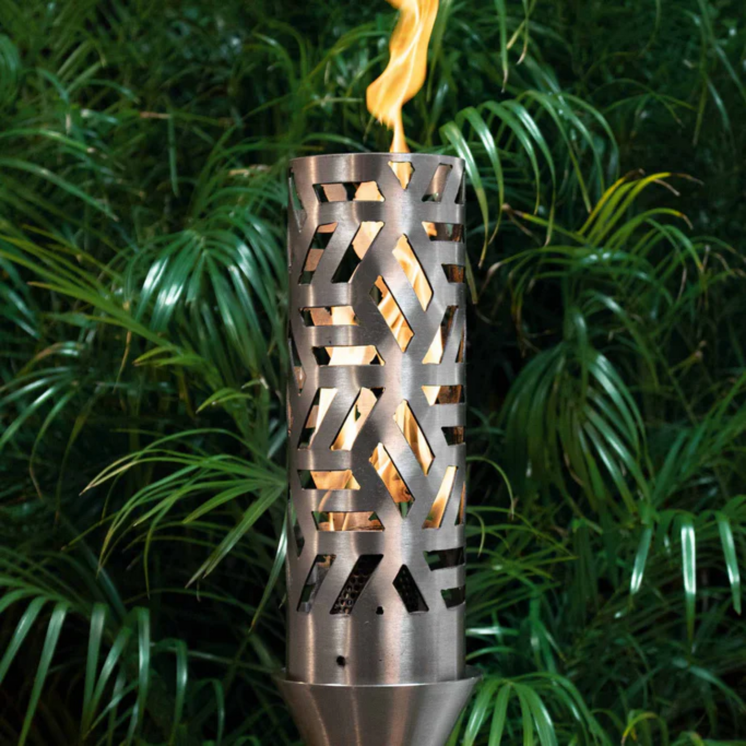 The Outdoor Plus Hawi Original TOP Torch & Post Complete, Stainless Steel, Natural Gas | OPT-TPK20NG