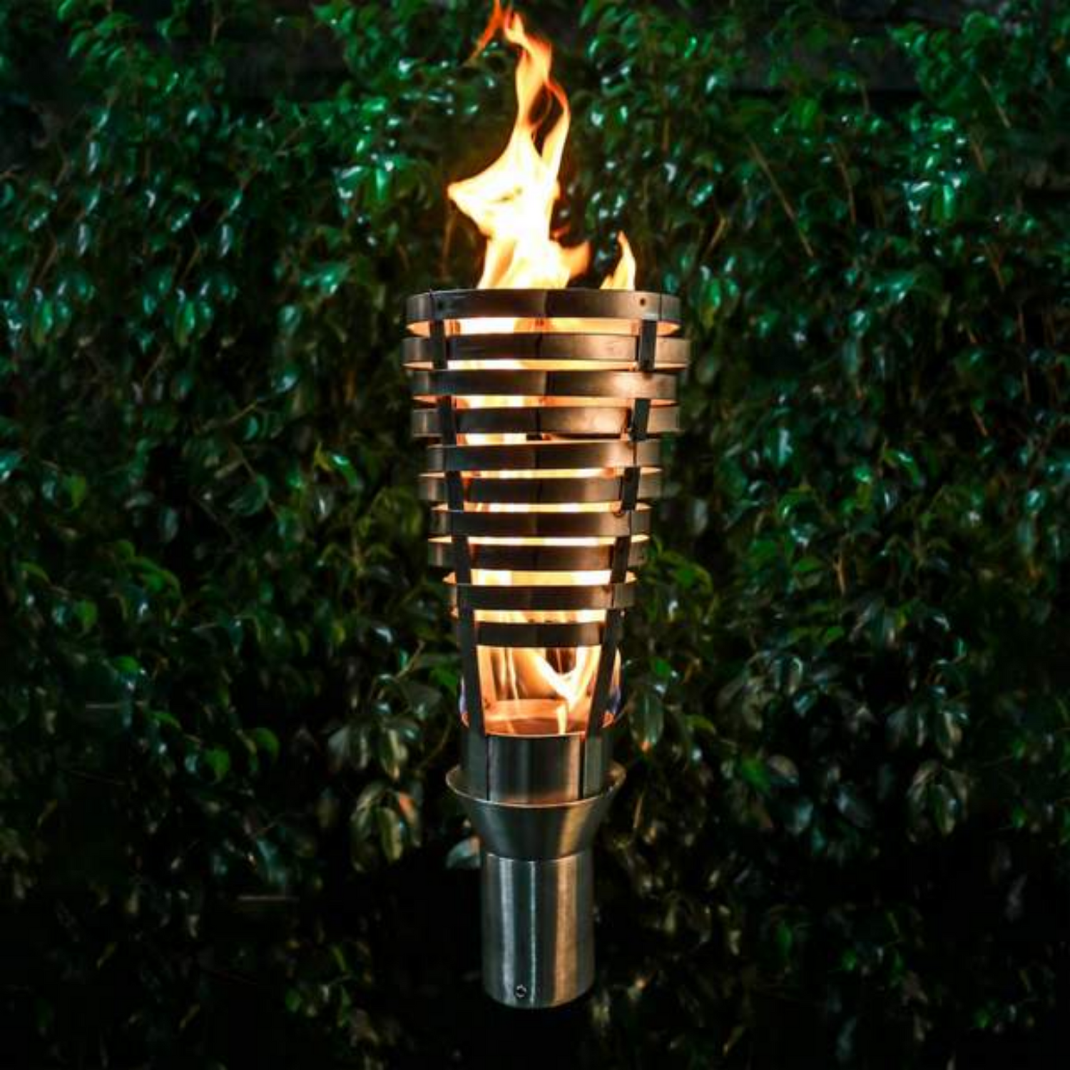 The Outdoor Plus Hercules Original TOP Torch & Post Complete, Stainless Steel, Propane | OPT-TPK5LP