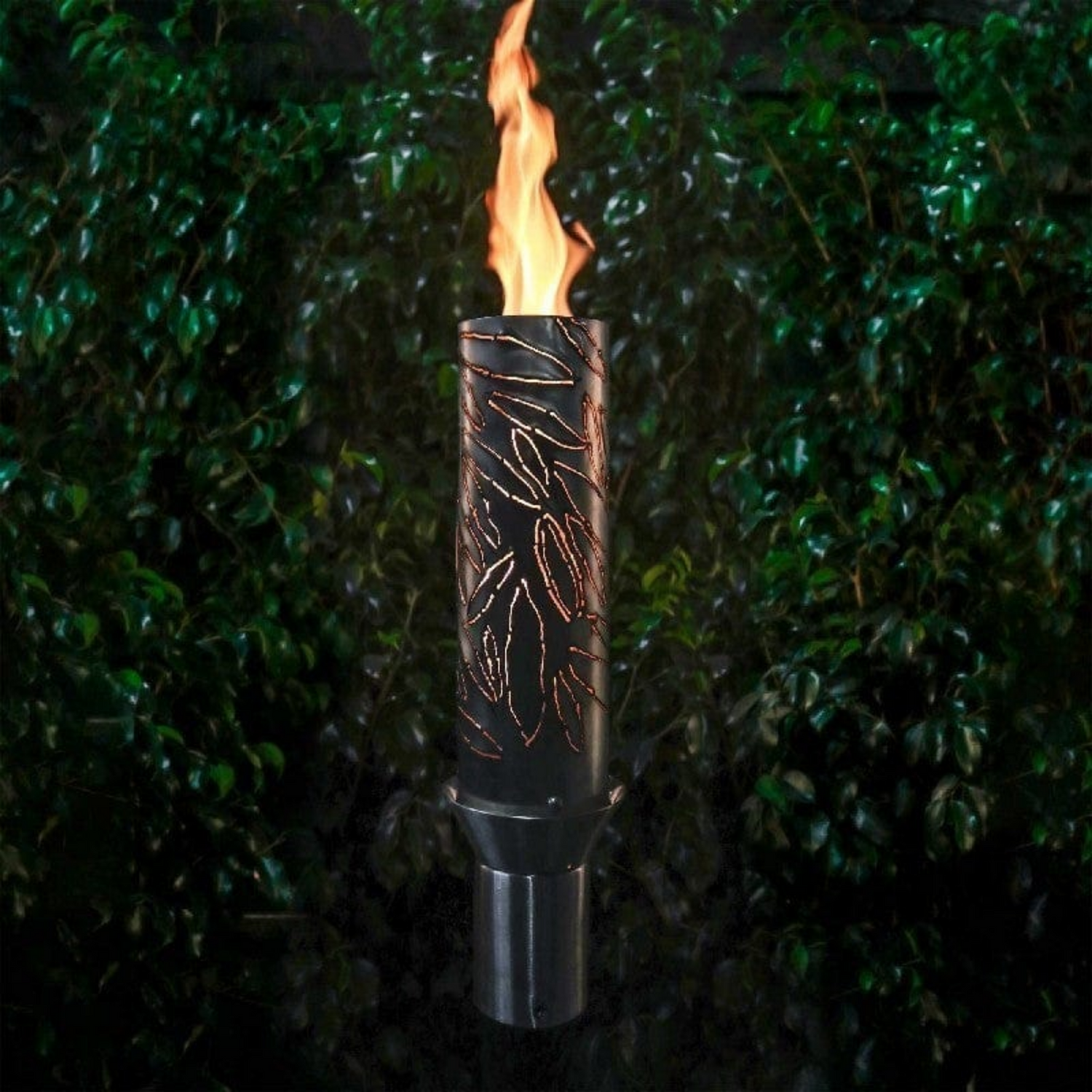 The Outdoor Plus Tropical Original TOP Torch & Post Complete, Stainless Steel, Propane | OPT-TPK13LP