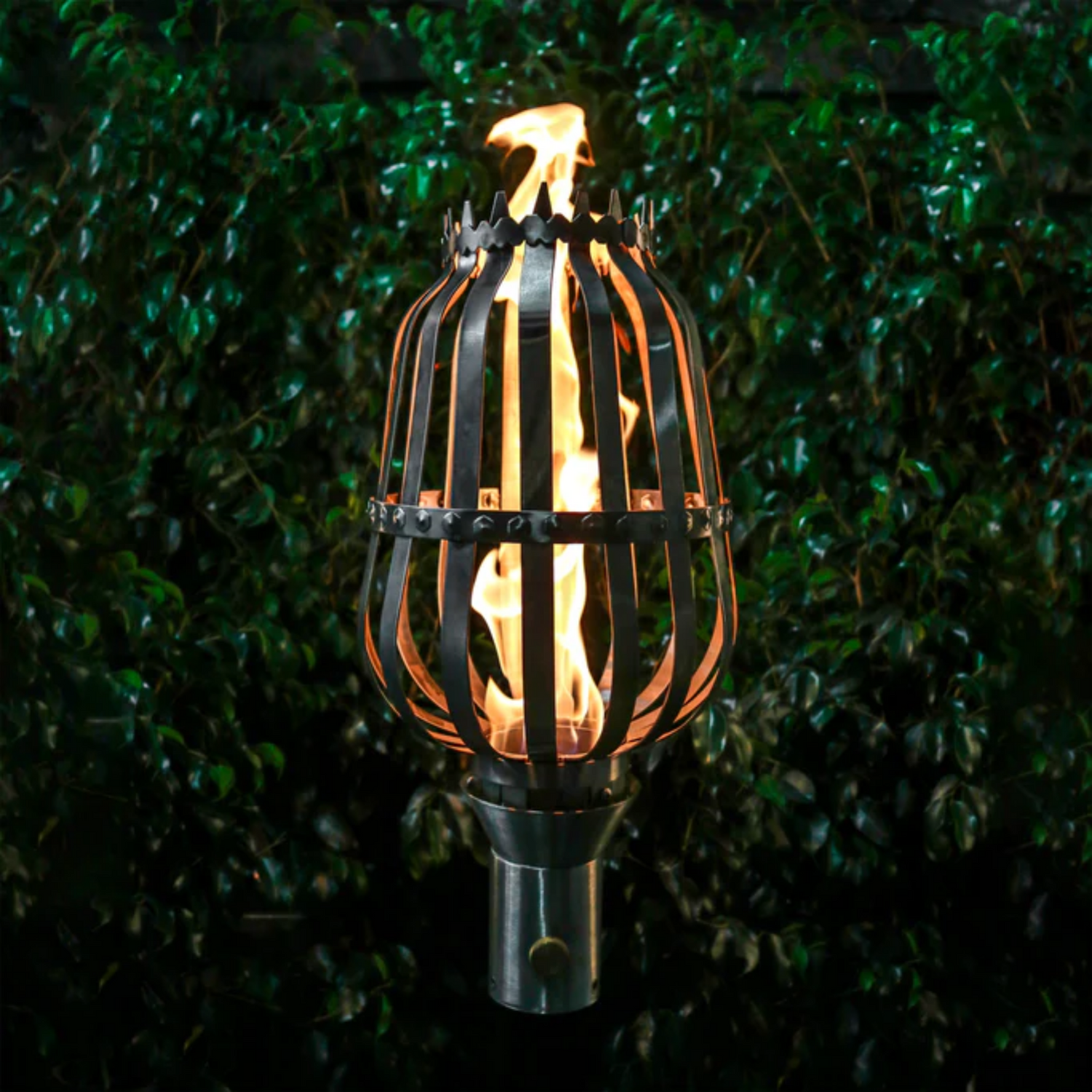 The Outdoor Plus Urn Original TOP Torch & Post Complete, Stainless Steel, Natural Gas | OPT-TPK10NG