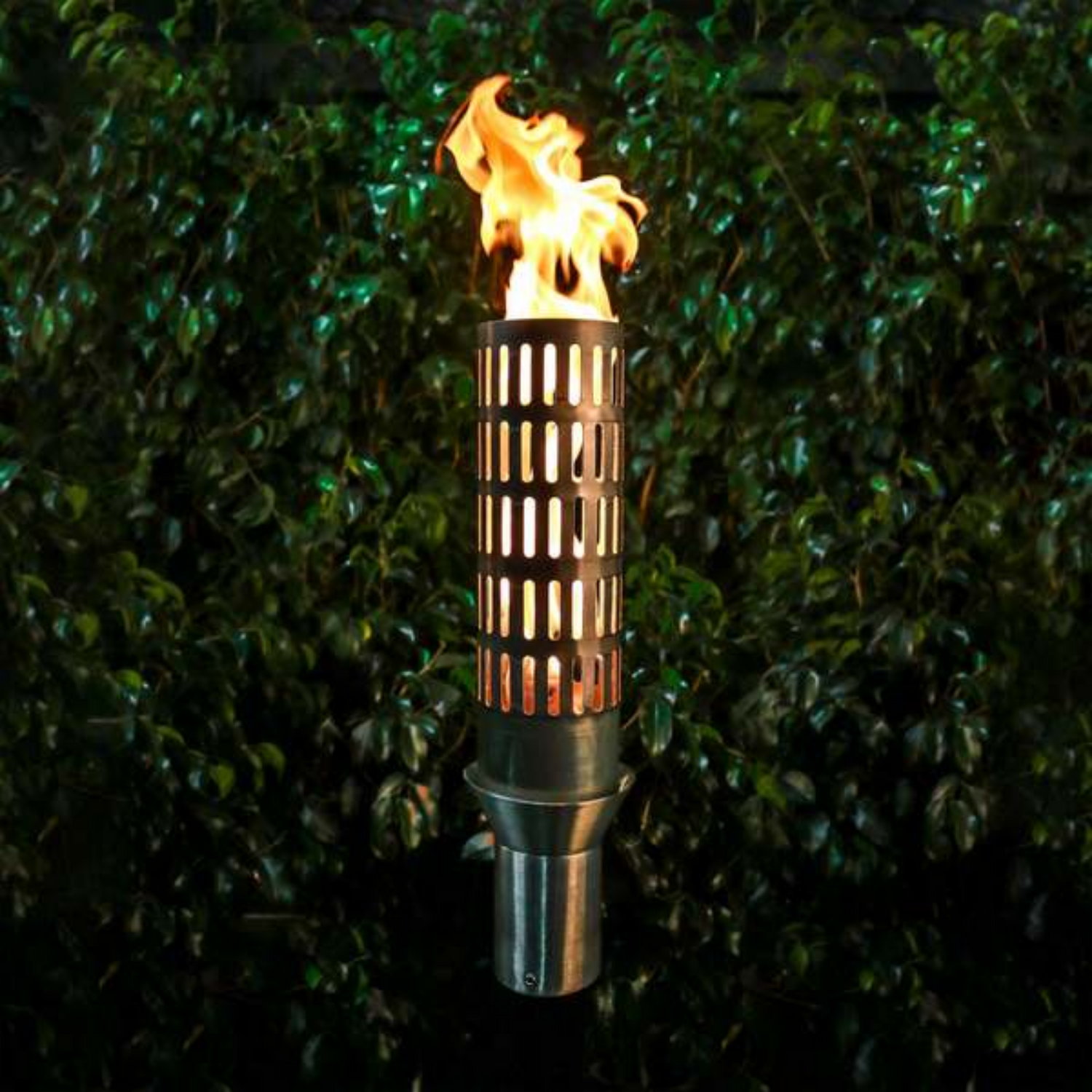 The Outdoor Plus Vent Original TOP Torch & Post Complete, Stainless Steel, Propane | OPT-TPK4LP