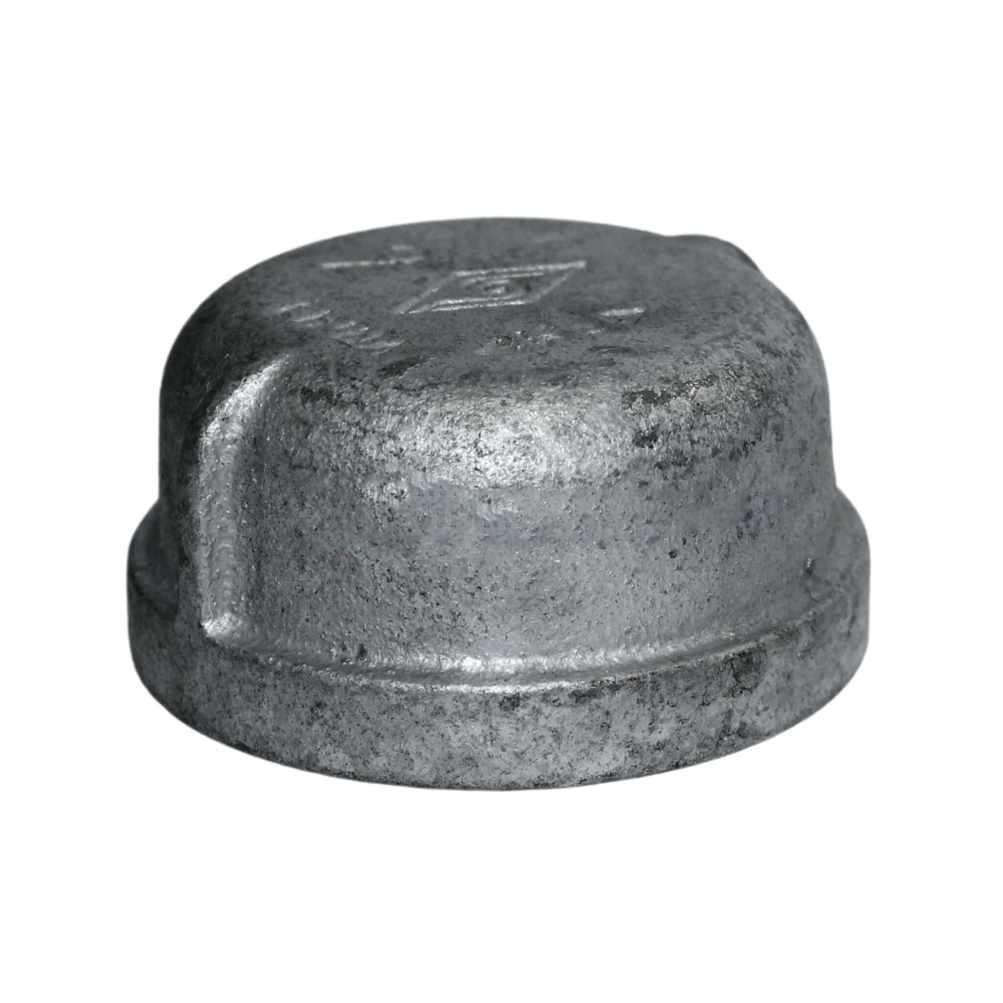 1.5" Galvanized Iron Threaded Cap Fitting | SKU IGCAPJ1.5" Galvanized Iron Threaded Cap Fitting | SKU IGCAPJ